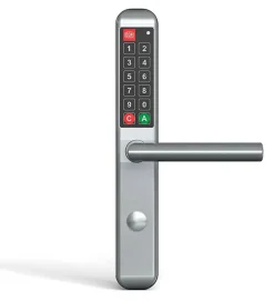 Autres Poignée électronique à code Easykey Slim DOM Serrure pour porte intérieure droite