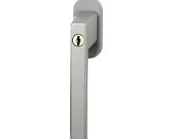 Abus Poignée pour fenêtre à clé argent vendue par 3 pièces