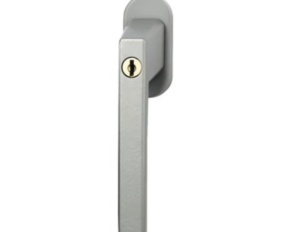 Abus Poignée pour fenêtre à clé argent vendue par 3 pièces