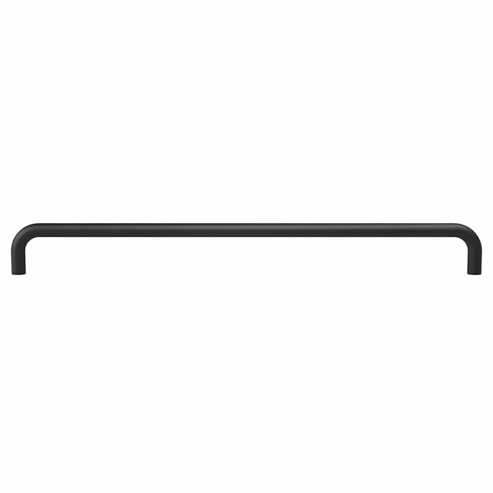Hardwarexchange Poignée De Meuble-Poignée pour meubles en Acier inox Entraxe 320 Vernis noir mat