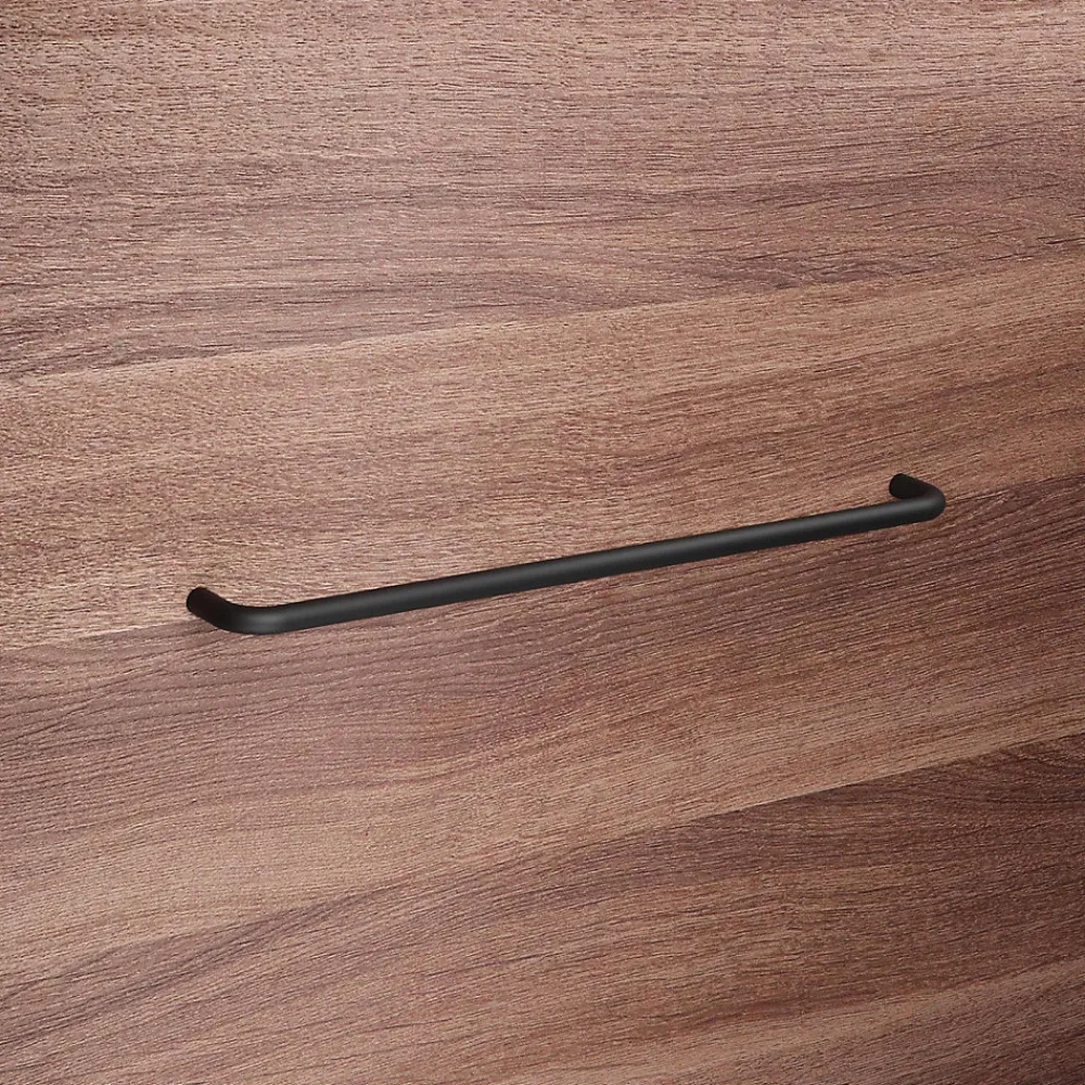 Hardwarexchange Poignée De Meuble-Poignée pour meubles en Acier inox Entraxe 320 Vernis noir mat