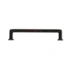 Hardwarexchange Poignée pour meubles en zamac Entraxe 128 Fer noir vintage