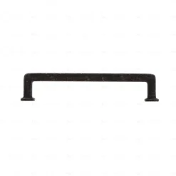 Hardwarexchange Poignée pour meubles en zamac Entraxe 128 Fer noir vintage