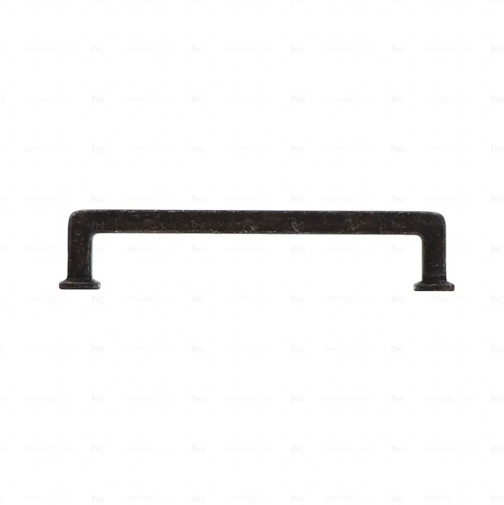Hardwarexchange Poignée pour meubles en zamac Entraxe 128 Fer noir vintage