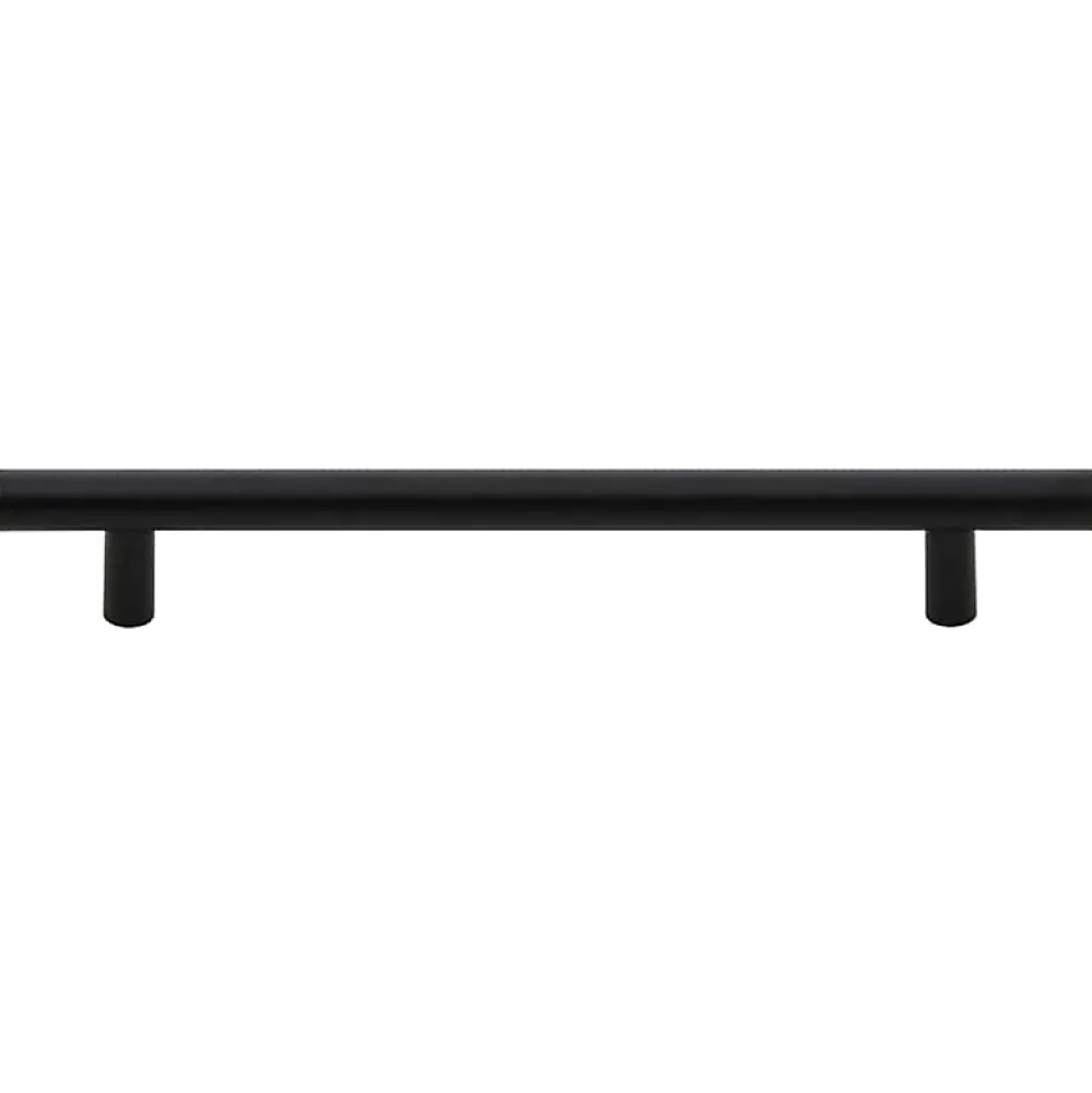Vidaxl Poignée De Meuble-Poignées d armoire 10 pcs noir 160 mm acier inoxydable