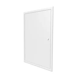 Atole Porte Et Cache Tableau Électrique-Porte Affleurante pour bac d'encastrement BTT3 - 2x13 modules - Blanc - H. hors-tout 830 mm