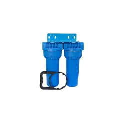 Talassa Porte filtre à eau double opaque avec cartouches filtration anti-boue anti-goût