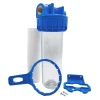 Toodo Filtre Anti Calcaire-Porte Filtre à Eau 9"3/4 - 20/27f + Cartouche Filtration Sédiments 20microns