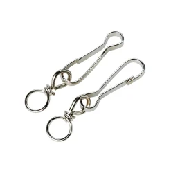 Diall Accessoire De Corde, Câble Et Chaîne-2 porte-mousquetons simple 6 cm