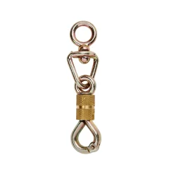 Diall Porte-mousqueton à touret 8.5 cm
