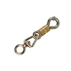 Diall Porte-mousqueton à touret 8.5 cm