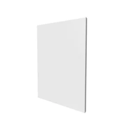 Atole Porte Saillie pour bac d'encastrement BTT2 - 2x13 modules - Blanc - H. hors-tout 740 mm