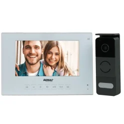 Semac Visiophone-Portier AudioVideo Écran 7 pouces 2 fils