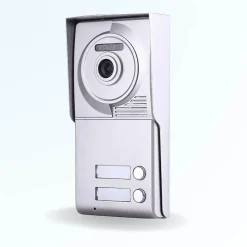 BT SECURITY Visiophone-Portier interphone vidéo classic 4 fils - 2 appartements - 2 écrans noirs
