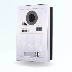 BT SECURITY Portier interphone vidéo modern 2 fils - 1 appartement - 2 écrans noirs