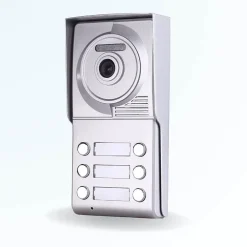 BT SECURITY Visiophone-Portier interphone vidéo neo 2 fils - 6 appartements - 6 écrans noirs