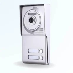 BT SECURITY Portier interphone vidéo neo 2 fils - 2 appartements - 2 écrans noirs