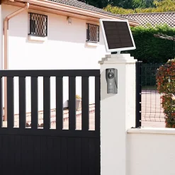 Kyf Portier Vidéo Solaire connecté Wifi avec Carillon intérieur 60 mélodies