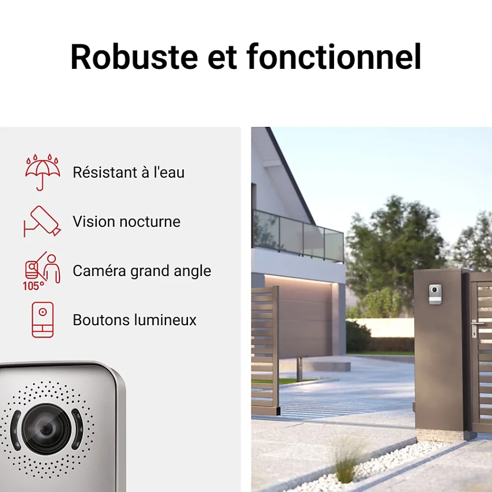 Legrand Portier visiophone Easy kit Plus écran 7"