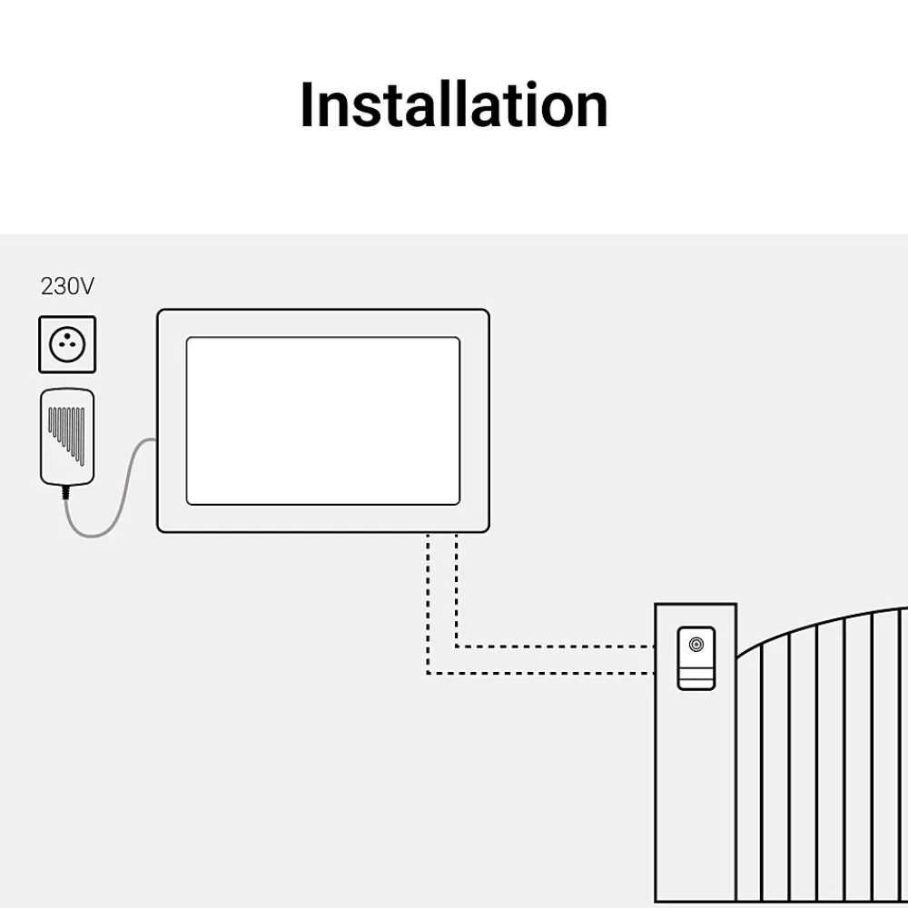 Legrand Portier visiophone Easy kit Plus écran 7"