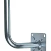 SLX Antenne, Parabole Et Fixation-Poteau d'antenne avec base - Forme L, ø40 mm, décalage de 25 cm