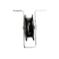 Diall Accessoire De Corde, Câble Et Chaîne-Poulie à patte avec galet ø4 cm