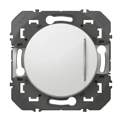 Legrand Interrupteur Encastrable-Poussoir simple avec voyant lumineux Dooxie blanc