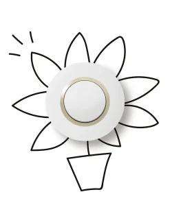 Legrand Interrupteur Encastrable-Poussoir simple Dooxie blanc