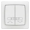 Legrand Poussoir volet roulant ASL complet blanc