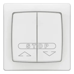 Legrand Poussoir volet roulant ASL complet blanc