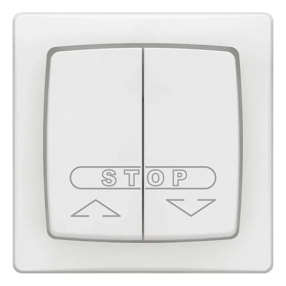 Legrand Poussoir volet roulant ASL complet blanc