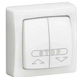 Legrand Poussoir volet roulant ASL complet blanc