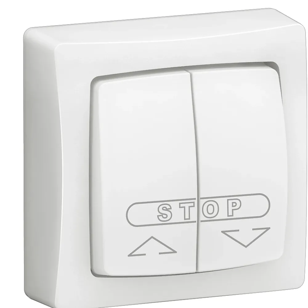 Legrand Poussoir volet roulant ASL complet blanc