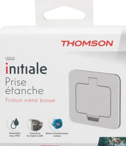 Thomson Prise Étanche-Prise 16A 2 port + terre aluminium IP55