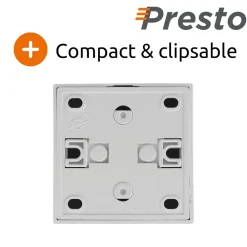 Zenitech Boite D'Encastrement-Prise 16A 2P+T en saillie - blanc - Presto -
