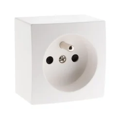 Zenitech Boite D'Encastrement-Prise 16A 2P+T en saillie - blanc - Presto -