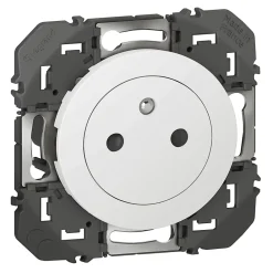 Legrand Prise Encastrable-Prise avec terre affleurante Dooxie blanc carrée