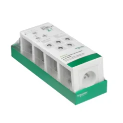 Schneider Electric Prise Encastrable-Prise avec terre complète Asfora blanc, lot de 5