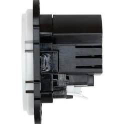 Jacobsen Prise avec terre Espen blanc à composer, 2xUSB-A+C