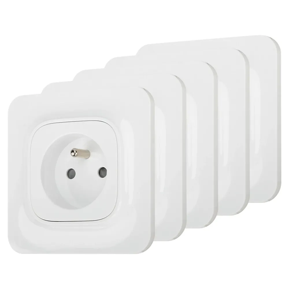 Jacobsen Prise avec terre Kennet blanc complet, lot de 5