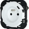 Jacobsen Prise Encastrable-Prise avec terre + 1 x USB-C Espen blanc à composer