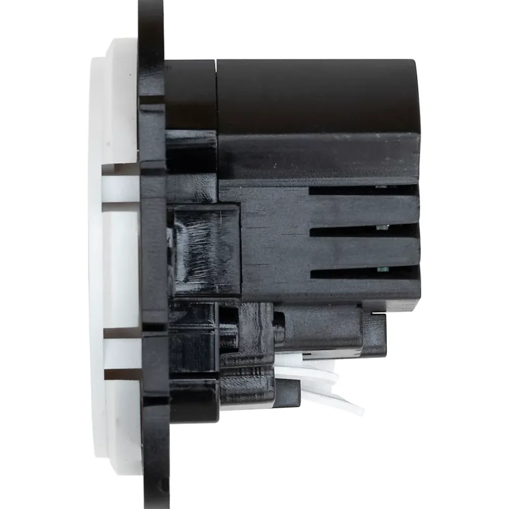 Jacobsen Prise Encastrable-Prise avec terre + 1 x USB-C Espen blanc à composer