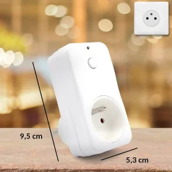 Fishtec Prise commandable à distance Avec Interrupteur