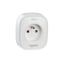 Schneider Electric Prise connectée et répéteur Wiser blanc