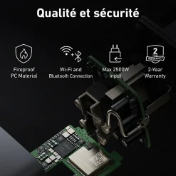 Anker Prise connectée Smart Plug Noir - SOLIX - Commande intelligente Wi-Fi