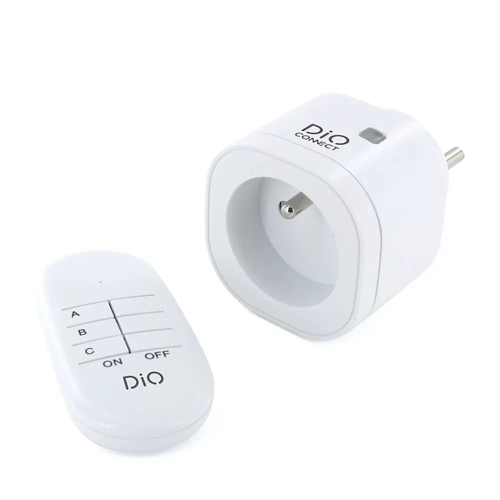 Commande De L'Éclairage-Prise connectée + télécommande DiO Connect