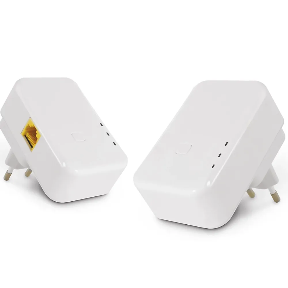 Avidsen Routeur Et Extension Wifi|Câble Et Connectique Réseau-Prise CPL 300 MBPS - Fiche FR/SH , lot de 2