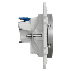 Schneider Electric Prise Encastrable-Prise de courant avec terre affleurante 16A Odace aluminium