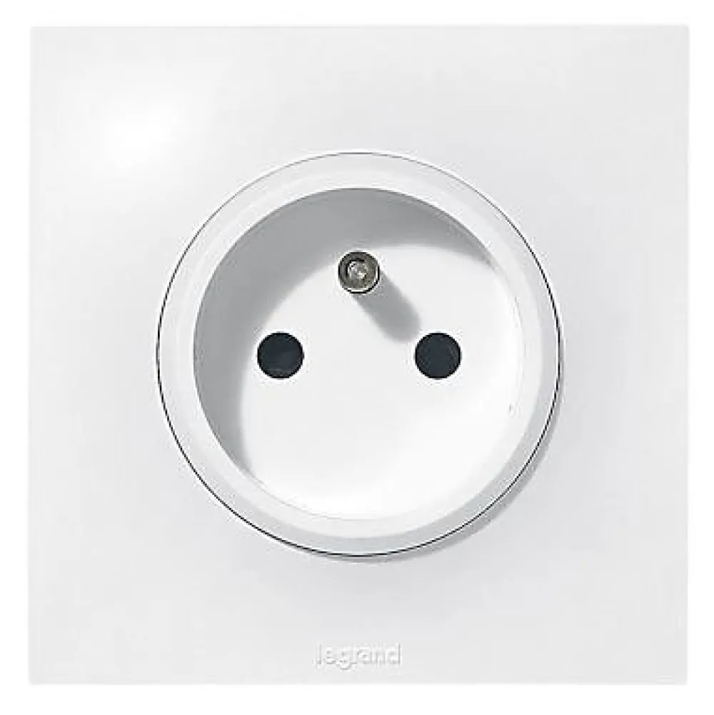 Legrand Prise Encastrable-Prise de courant avec terre Neptune 0 913 30 couleur blanc 16 A 250 V