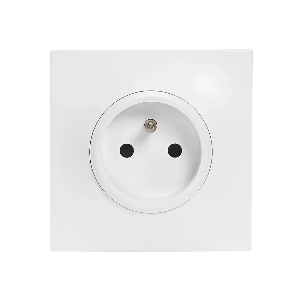 Legrand Prise Encastrable-Prise de courant avec terre Neptune 0 913 30 couleur blanc 16 A 250 V